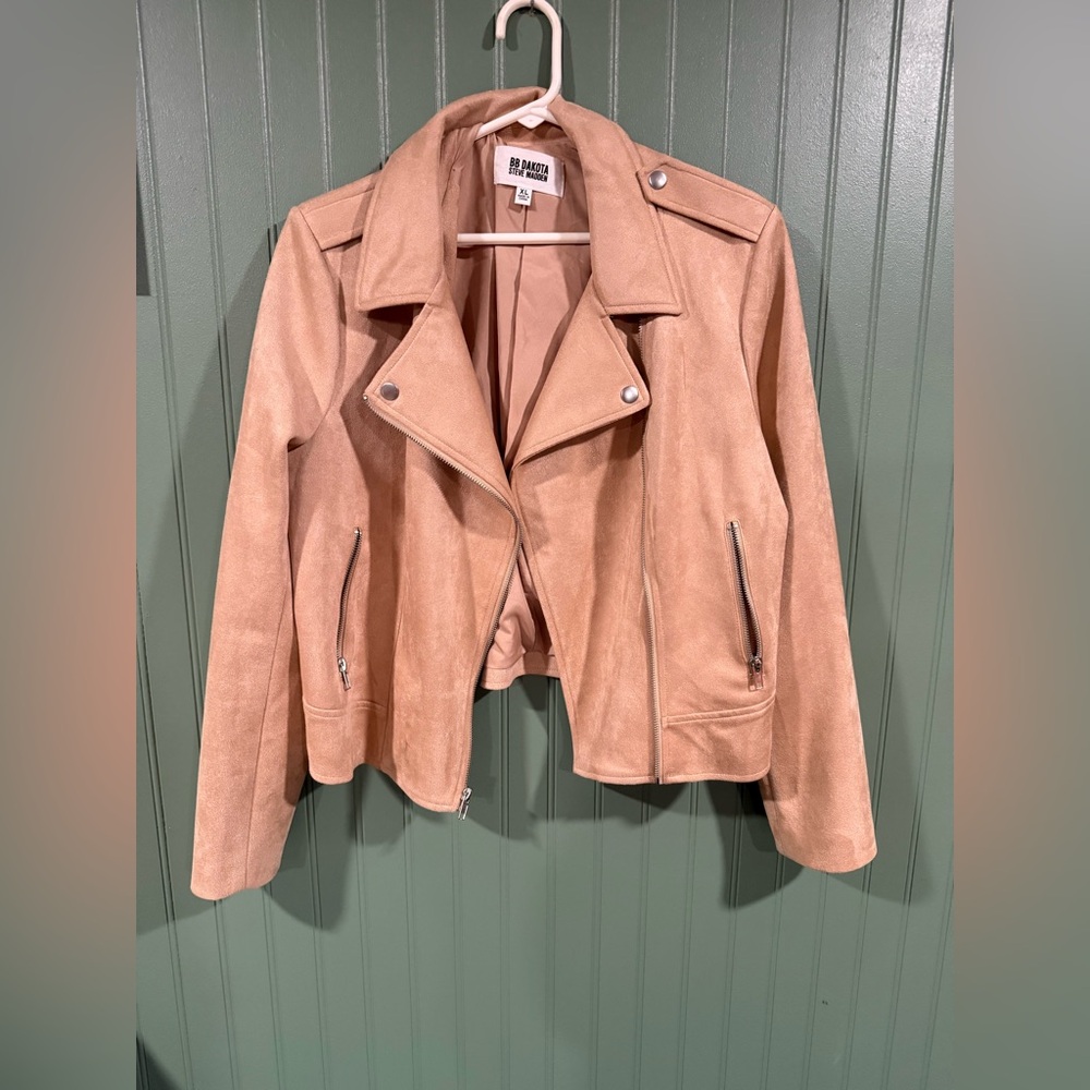Steve Madden Tan Leather Jacket